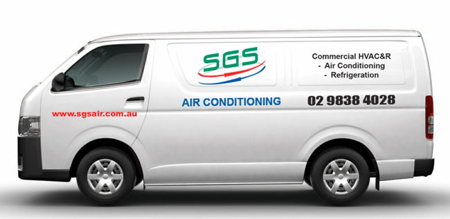 Air conditioning service van